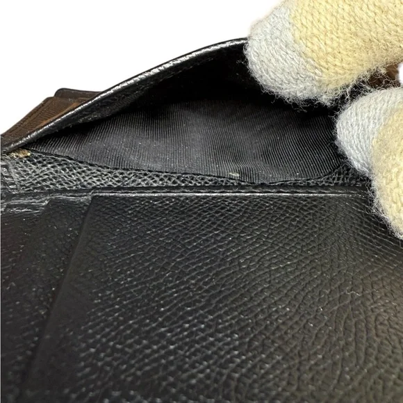 Dolce & Gabbana Black Leather Bi-fold Wallet/Card holder